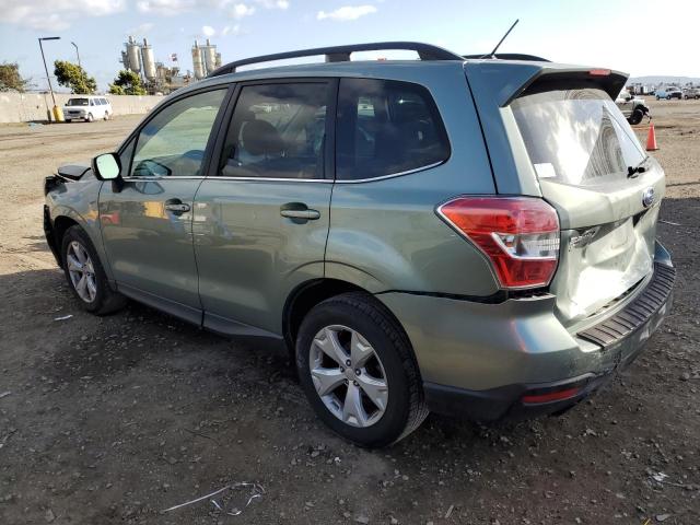 JF2SJAHC5FH550767 - 2015 SUBARU FORESTER 2.5I LIMITED GREEN photo 2