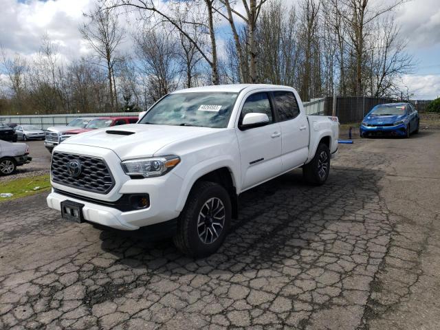3TMCZ5AN4MM405498 - 2021 TOYOTA TACOMA DOUBLE CAB თეთრი ფოტო 1