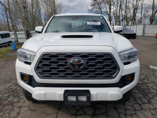 3TMCZ5AN4MM405498 - 2021 TOYOTA TACOMA DOUBLE CAB თეთრი ფოტო 5