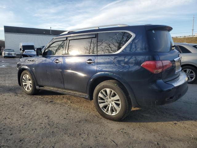 JN8AZ2NE0G9121664 - 2016 INFINITI QX80 BLUE photo 2