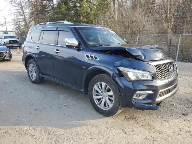 JN8AZ2NE0G9121664 - 2016 INFINITI QX80 BLUE photo 4