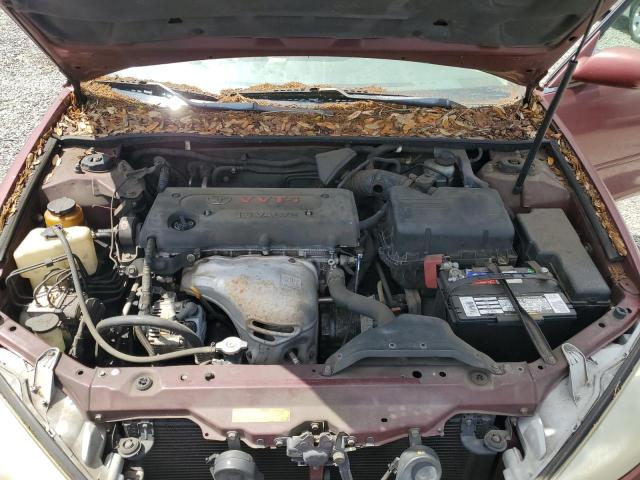 4T1BE32K12U070673 - 2002 TOYOTA CAMRY LE MAROON photo 11