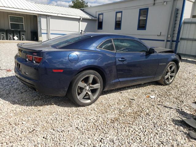 2G1FF1EV8A9113312 - 2010 CHEVROLET CAMERO LT BLUE photo 3