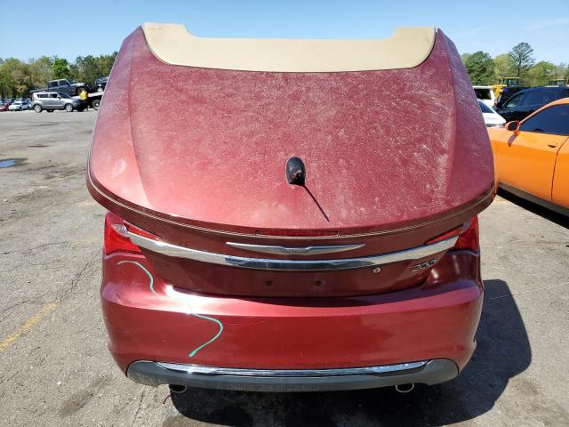 1C3BC7EG6BN529445 - 2011 CHRYSLER 200 LIMITED MAROON photo 6