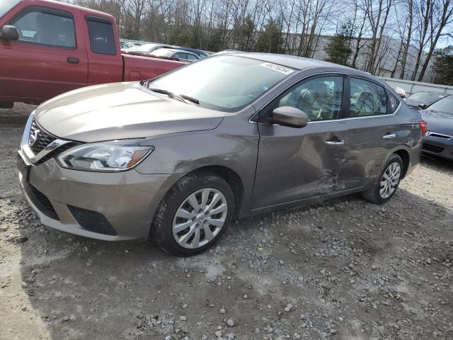 3N1AB7AP0GL682283 - 2016 NISSAN SENTRA S GRAY photo 1