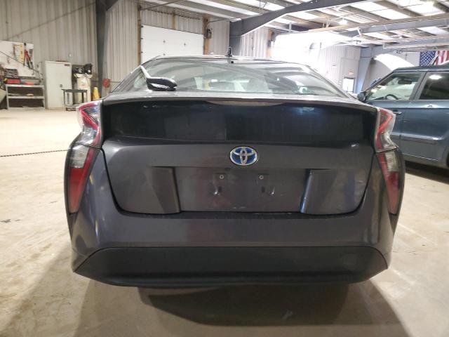 JTDKBRFU2G3519352 - 2016 TOYOTA PRIUS GRAY photo 6