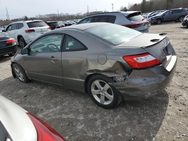 2HGFG12858H582054 - 2008 HONDA CIVIC EX GRAY photo 2