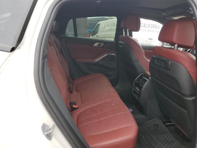 5UXCY8C07M9G45036 - 2021 BMW X6 M50I WHITE photo 10