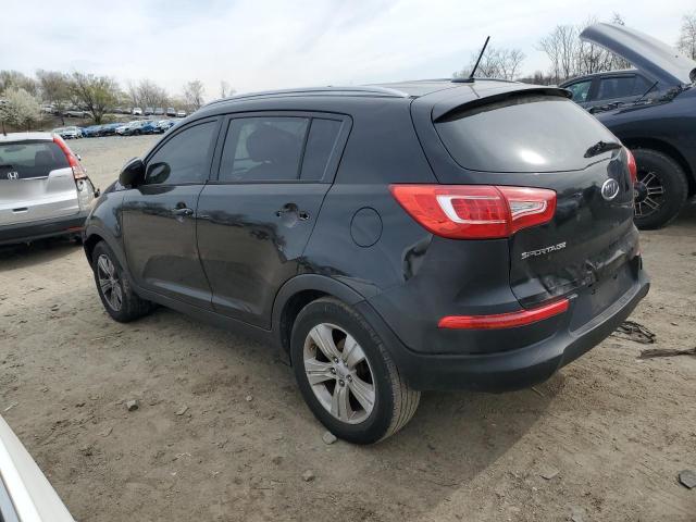 KNDPB3A28C7349431 - 2012 KIA SPORTAGE BASE BLACK photo 2