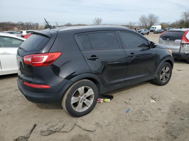 KNDPB3A28C7349431 - 2012 KIA SPORTAGE BASE BLACK photo 3