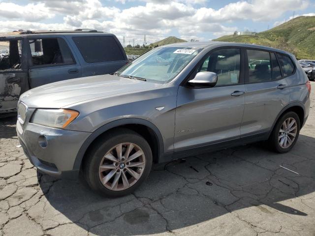 5UXWX9C58E0D21892 - 2014 BMW X3 XDRIVE28I GRAY photo 1