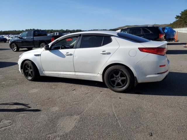 KNAGM4A74B5079245 - 2011 KIA OPTIMA LX WHITE photo 2