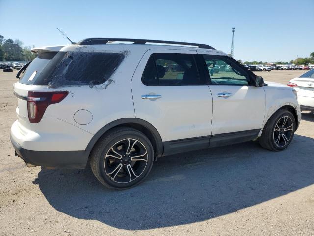 1FM5K8GT3DGC66698 - 2013 FORD EXPLORER SPORT WHITE photo 3