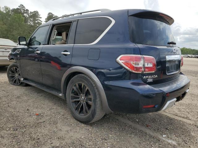 JN8AY2NF6H9301471 - 2017 NISSAN ARMADA PLATINUM BLUE photo 2