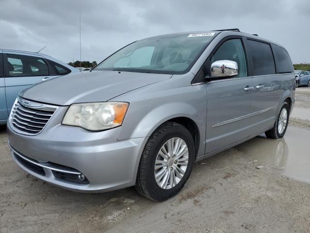 2C4RC1CGXDR753298 - 2013 CHRYSLER TOWN & COU TOURING L SILVER photo 1