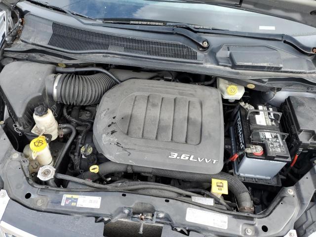 2C4RC1CGXDR753298 - 2013 CHRYSLER TOWN & COU TOURING L SILVER photo 12