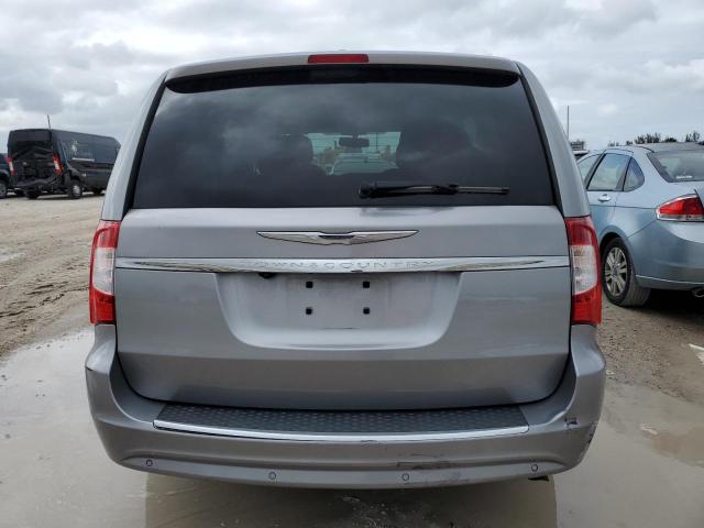 2C4RC1CGXDR753298 - 2013 CHRYSLER TOWN & COU TOURING L SILVER photo 6