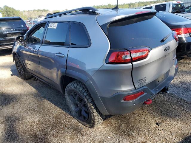 1C4PJMBX7JD549427 - 2018 JEEP CHEROKEE TRAILHAWK GRAY photo 2