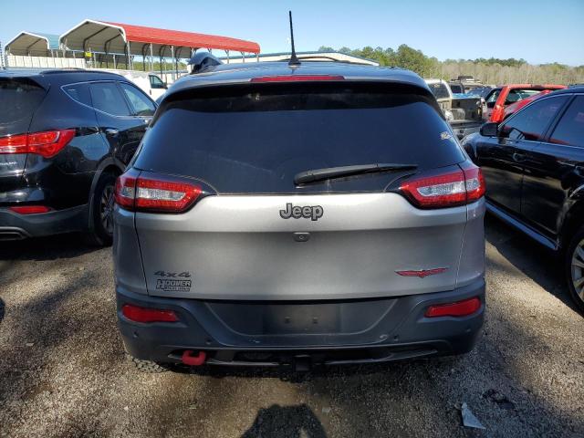 1C4PJMBX7JD549427 - 2018 JEEP CHEROKEE TRAILHAWK GRAY photo 6