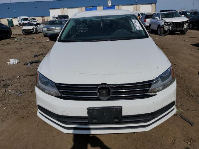 3VW267AJ2GM318665 - 2016 VOLKSWAGEN JETTA S WHITE photo 5