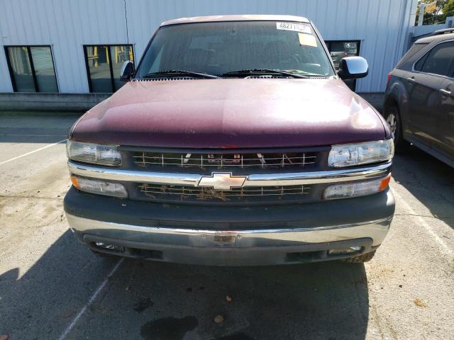 1GCGK13U42F240665 - 2002 CHEVROLET SILVERADO K1500 HEAVY DUTY BURGUNDY photo 5