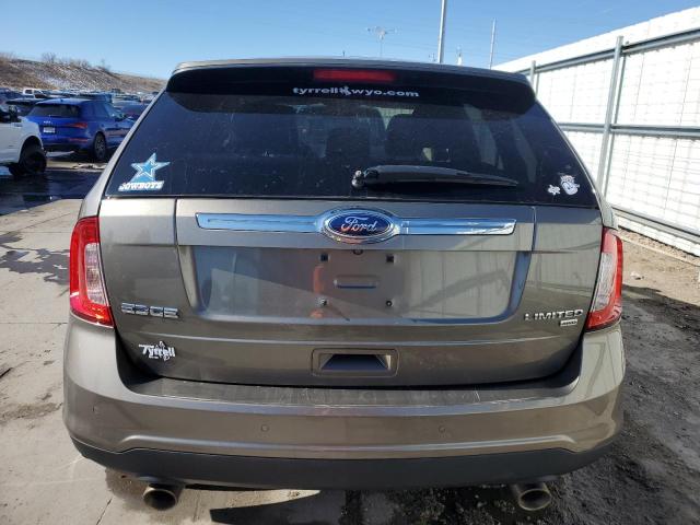 2FMDK4KC4DBB70274 - 2013 FORD EDGE LIMITED BROWN photo 6