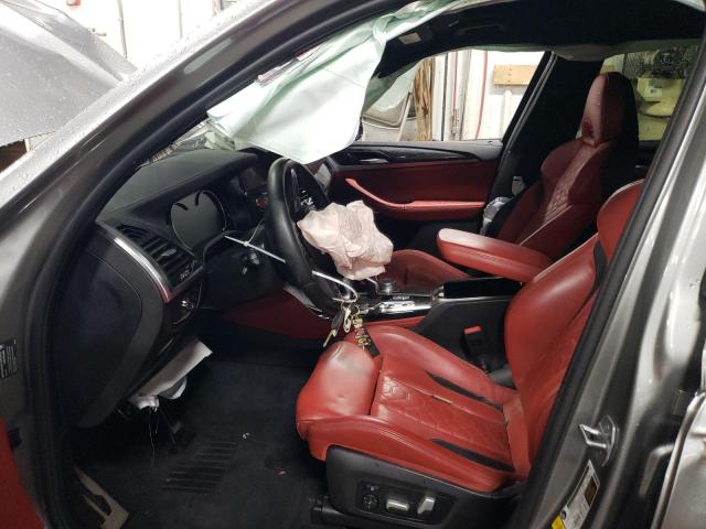 5YMTS0C08L9B60091 - 2020 BMW X3 M COMPETITION GRAY photo 7