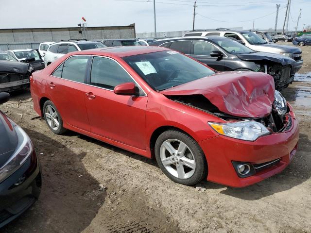 4T1BF1FK7CU562430 - 2012 TOYOTA CAMRY BASE RED photo 4