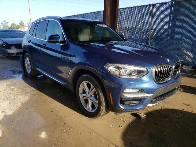 5UXTR7C51KLR52797 - 2019 BMW X3 SDRIVE30I BLUE photo 4