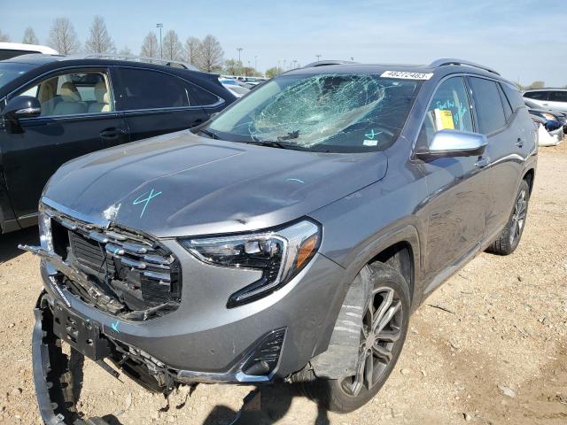 3GKALXEX1LL186346 - 2020 GMC TERRAIN DENALI GRAY photo 1