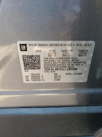 3GKALXEX1LL186346 - 2020 GMC TERRAIN DENALI GRAY photo 13