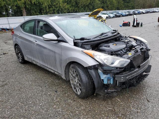 KMHDH4AE3BU096693 - 2011 HYUNDAI ELANTRA GLS SILVER photo 4