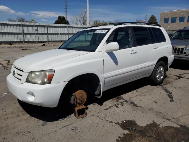 JTEEP21A870197672 - 2007 TOYOTA HIGHLANDER SPORT WHITE photo 1