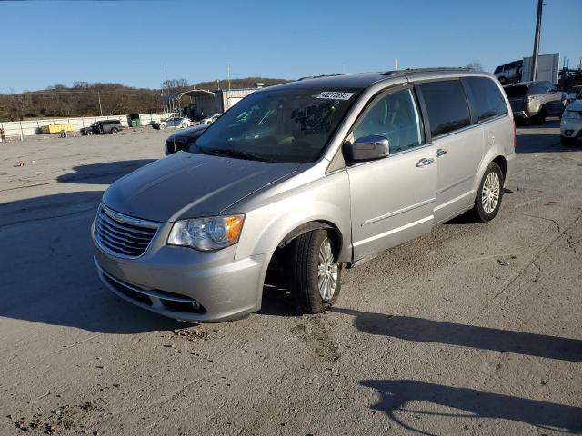 2C4RC1CG9DR811160 - 2013 CHRYSLER TOWN & COU TOURING L SILVER photo 1