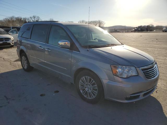 2C4RC1CG9DR811160 - 2013 CHRYSLER TOWN & COU TOURING L SILVER photo 4