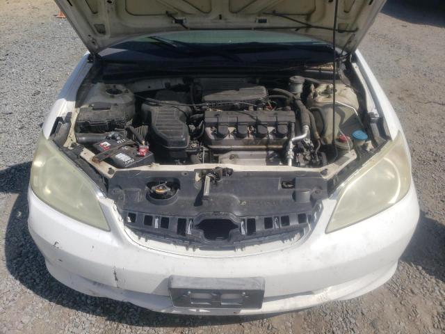 1HGES16325L019843 - 2005 HONDA CIVIC DX VP WHITE photo 11