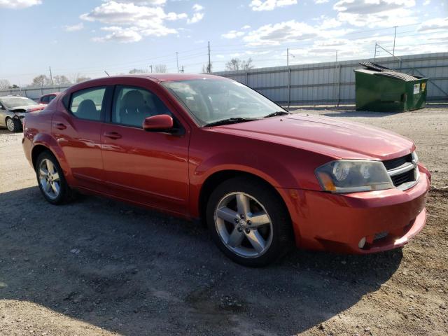 1B3LC76M28N690406 - 2008 DODGE AVENGER R/T RED photo 4