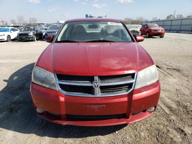 1B3LC76M28N690406 - 2008 DODGE AVENGER R/T RED photo 5