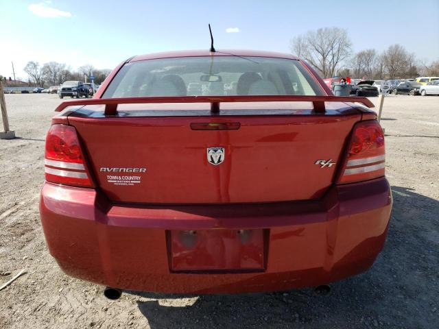 1B3LC76M28N690406 - 2008 DODGE AVENGER R/T RED photo 6