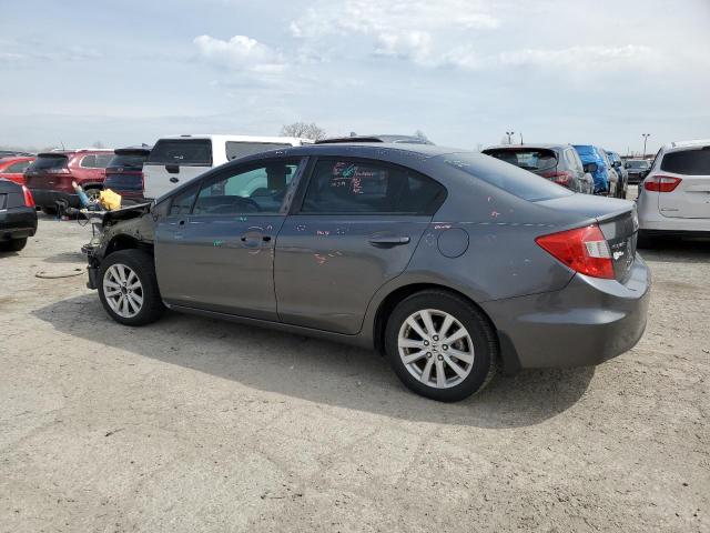 19XFB2F86CE039507 - 2012 HONDA CIVIC EX GRAY photo 2