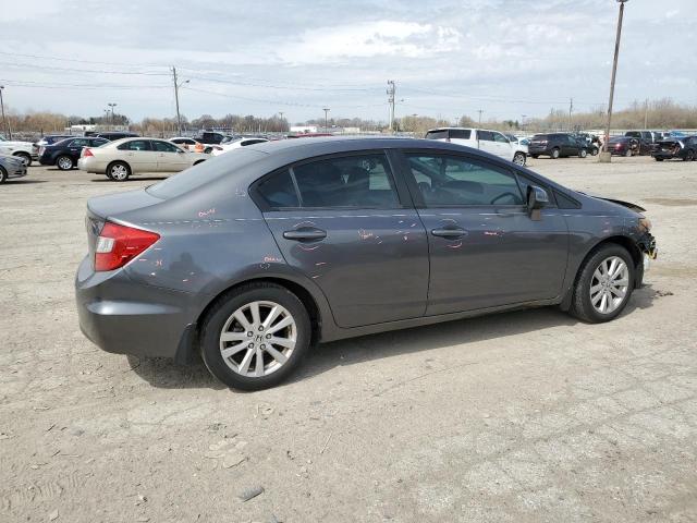 19XFB2F86CE039507 - 2012 HONDA CIVIC EX GRAY photo 3