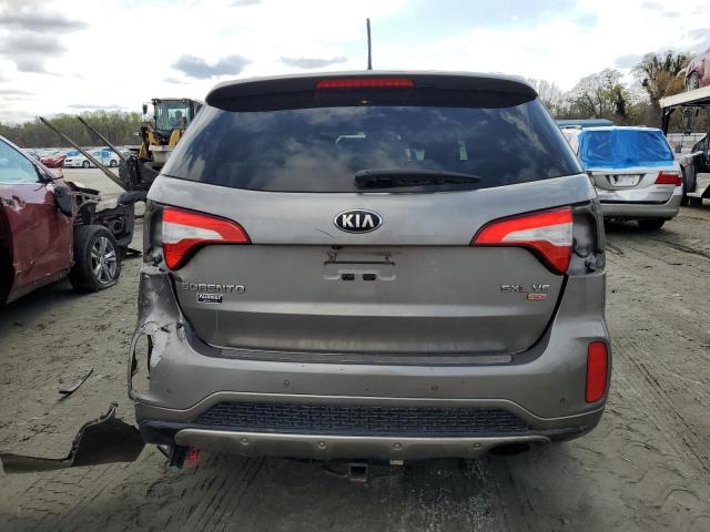 5XYKWDA76EG486809 - 2014 KIA SORENTO SX GRAY photo 6