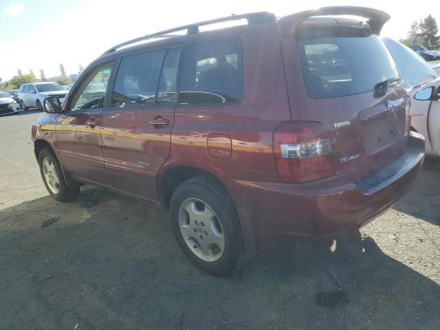 JTEEP21A570227811 - 2007 TOYOTA HIGHLANDER SPORT RED photo 2