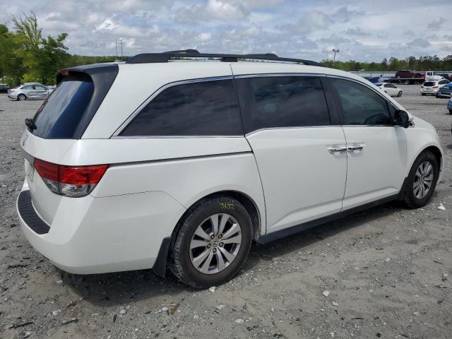 5FNRL5H69FB029530 - 2015 HONDA ODYSSEY EXL WHITE photo 3