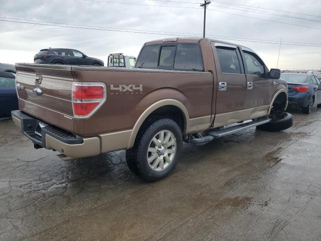 1FTFW1EF8CKD48701 - 2012 FORD F150 SUPERCREW BROWN photo 3