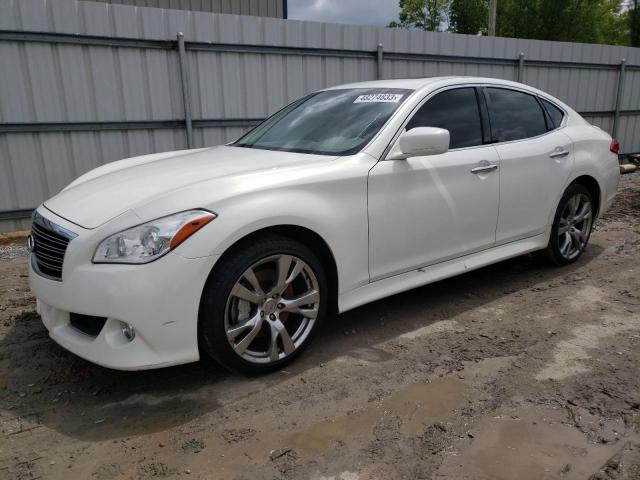 JN1BY1AR9DM602739 - 2013 INFINITI M37 X WHITE photo 1