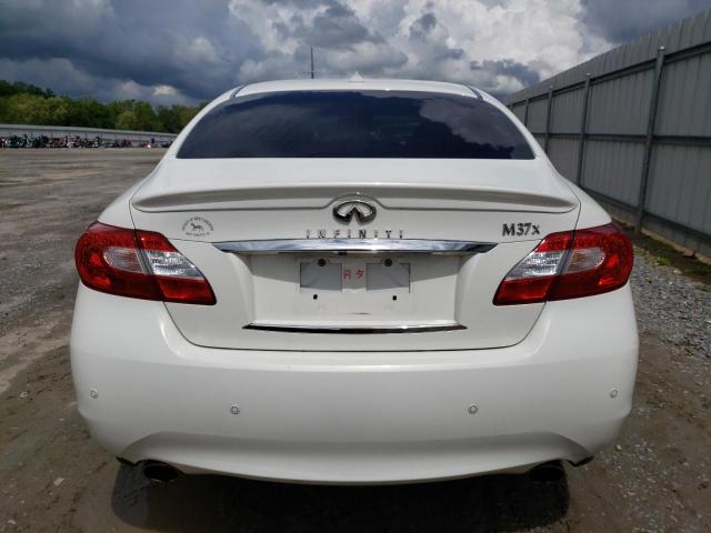 JN1BY1AR9DM602739 - 2013 INFINITI M37 X WHITE photo 6