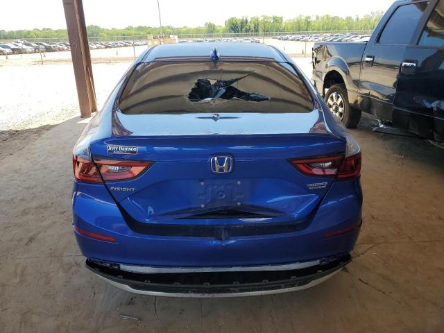 19XZE4F90KE031295 - 2019 HONDA INSIGHT TOURING BLUE photo 6