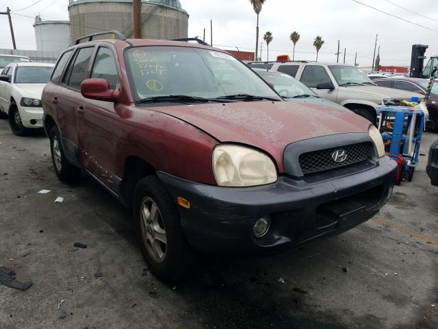 KM8SC13DX4U589864 - 2004 HYUNDAI SANTA FE GLS BURGUNDY photo 1