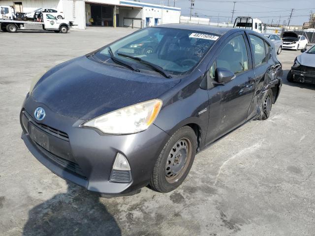 JTDKDTB38D1043832 - 2013 TOYOTA PRIUS C GRAY photo 1